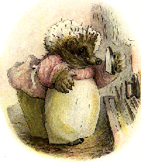 Illustration of Mrs. Tiggy-Winkle